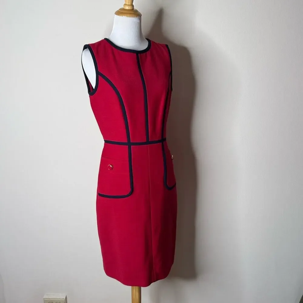 Tory Burch red navy